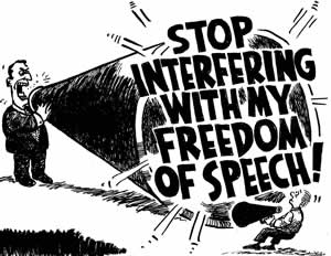 Free-Speech-megaphone